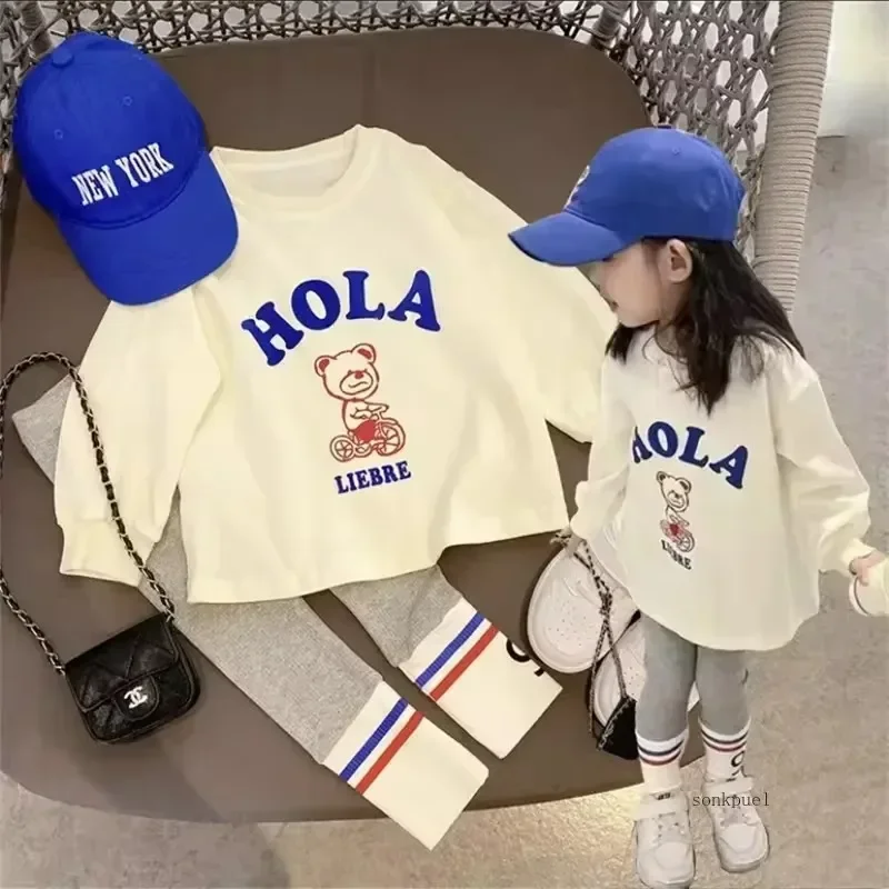 Toddler Legging Set - Conjunto Deportivo de Moda Otoñal para
