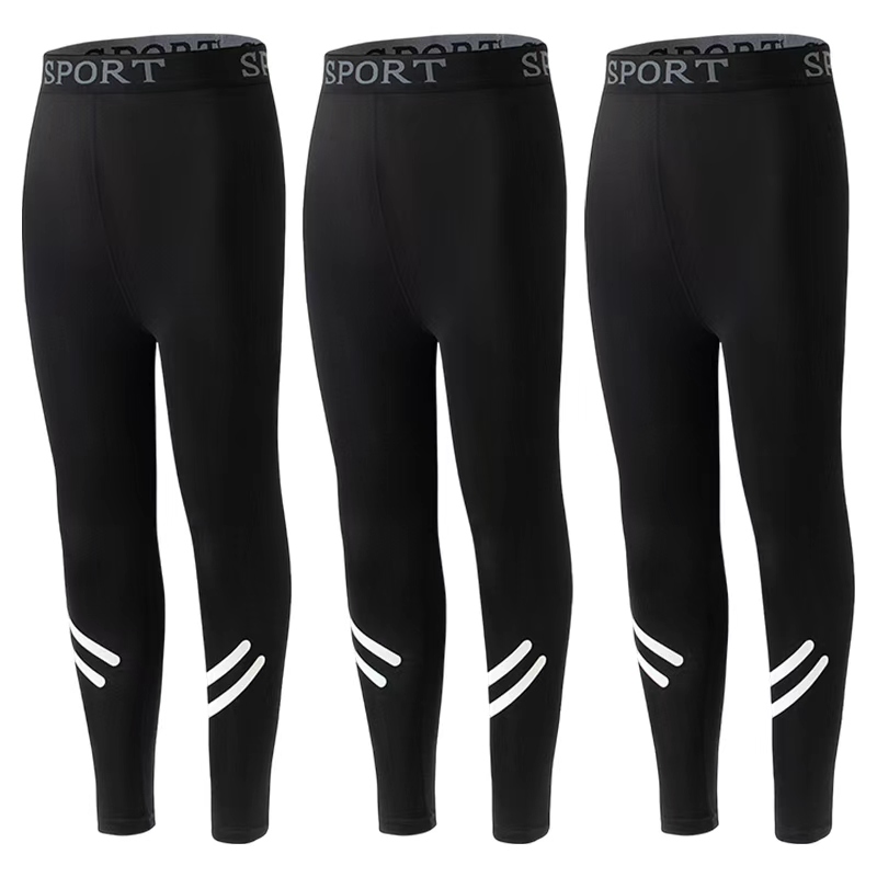 Toddler Legging Set - 3/1 Juego de Leggings Deportivos Elásticos
