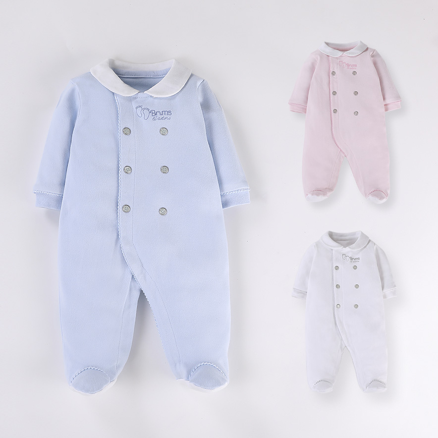 Bamboo Bodysuit Baby - Mameluco de algodón con patucos para