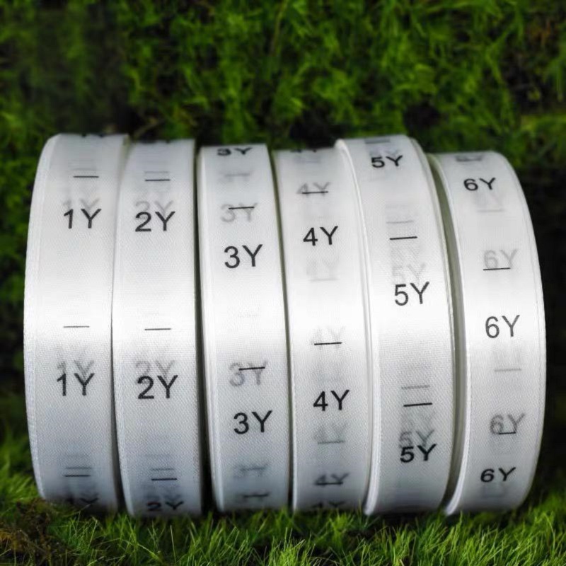 Baby Clothing Labels - 1000 unidades/rollo de etiquetas de talla
