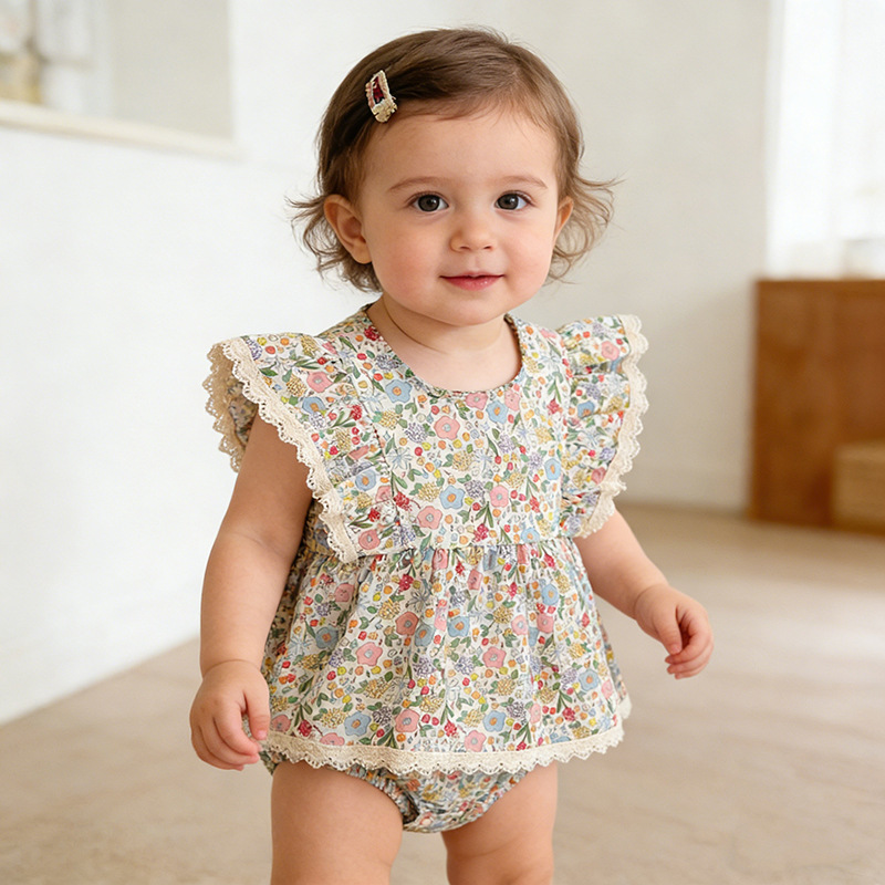 Bamboo Bodysuit Baby - Pelele para niñas 2026 Primavera y