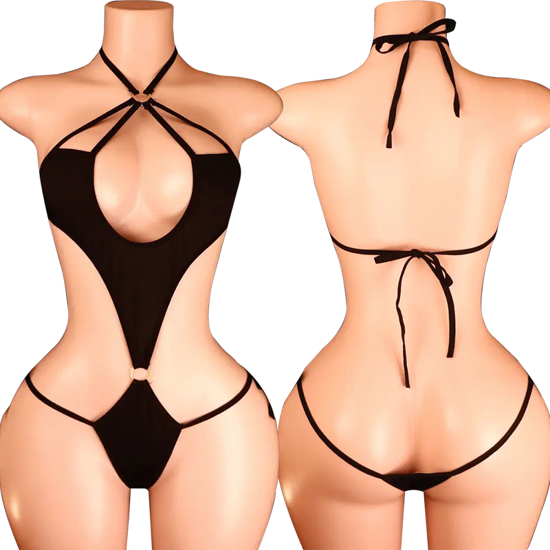Baby Clothing Model - Body con cuello colgante y cordones,