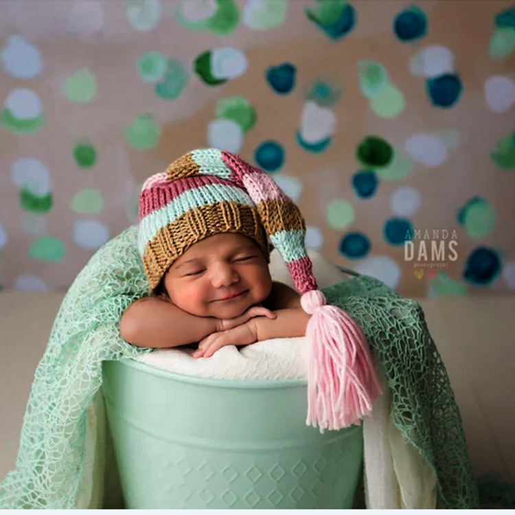 Gorro de cola larga para bebé, - Baby Clothing Model reseña y precio