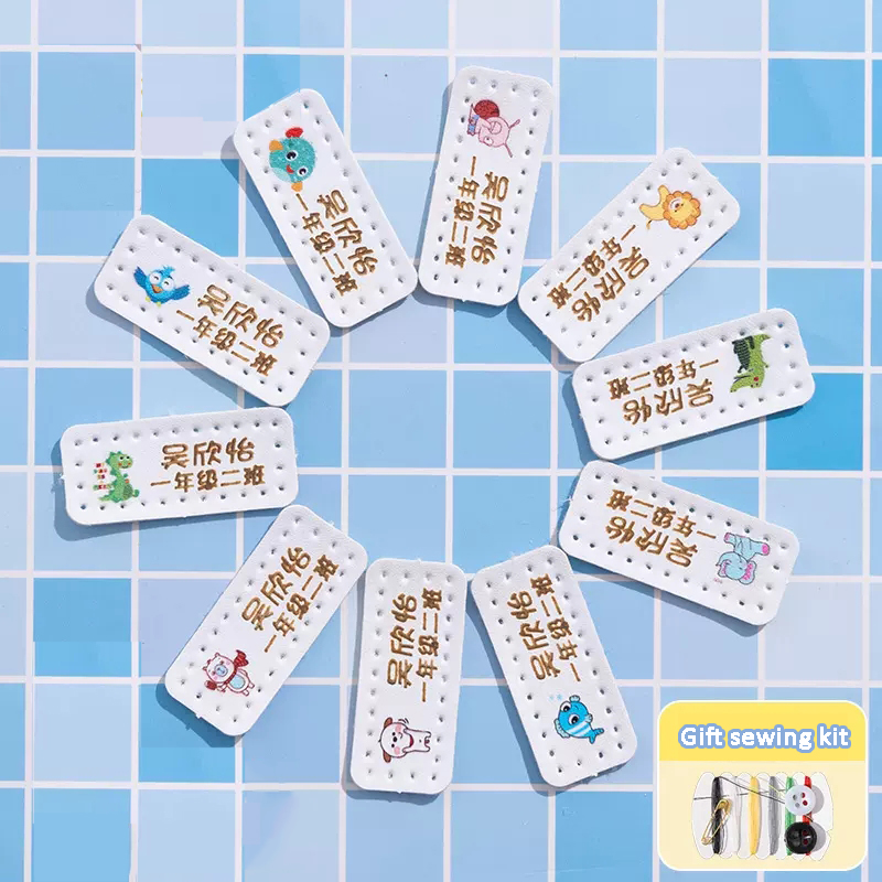 Etiqueta de cuero personalizad - Baby Clothing Labels reseña y precio