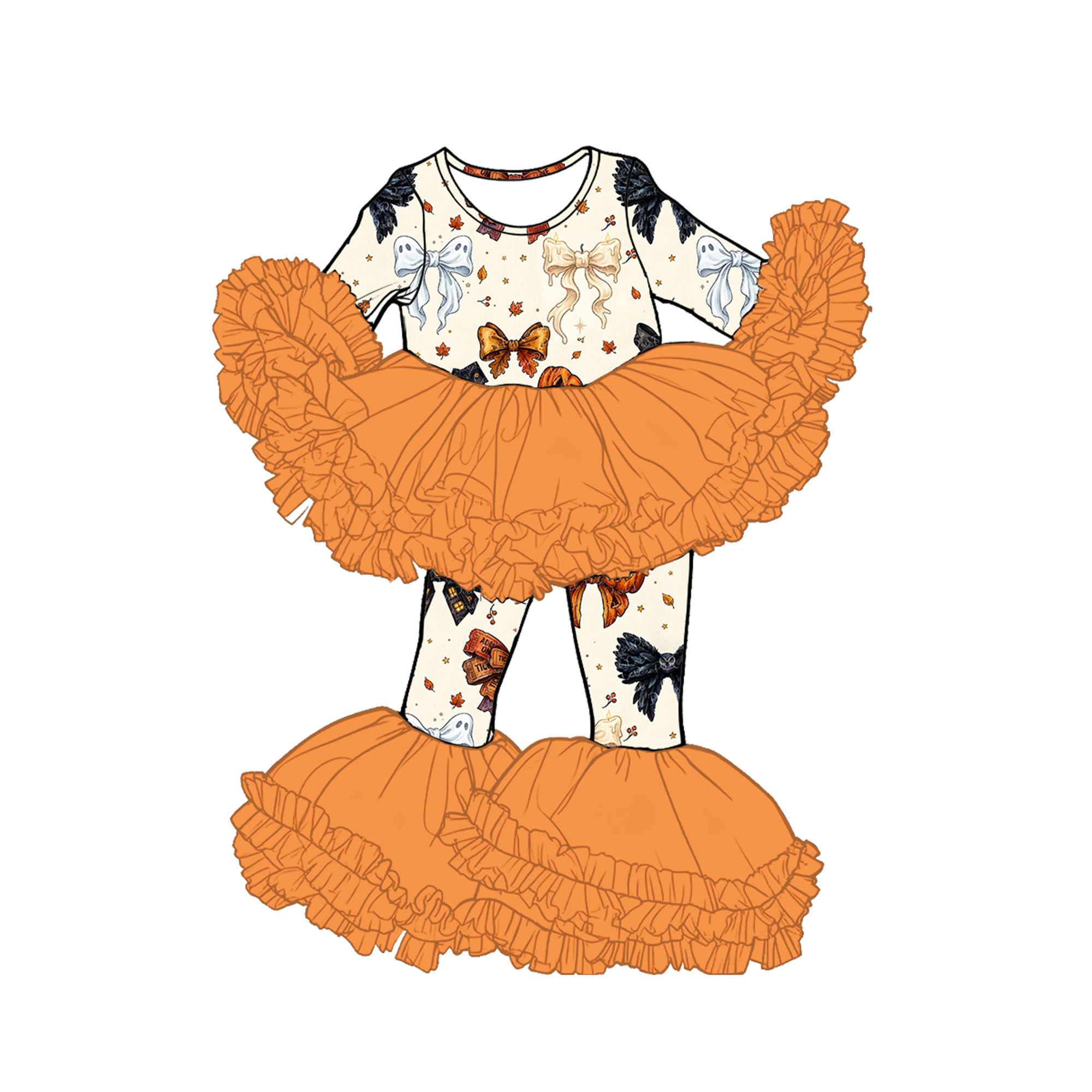 Conjunto de Boutique para Niña - Toddler Legging Set reseña y precio