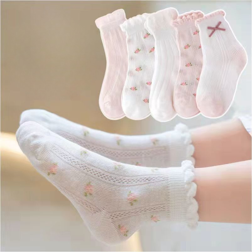 Calcetines para niñas con boni - Baby Clothing Knitting Patterns reseña y precio