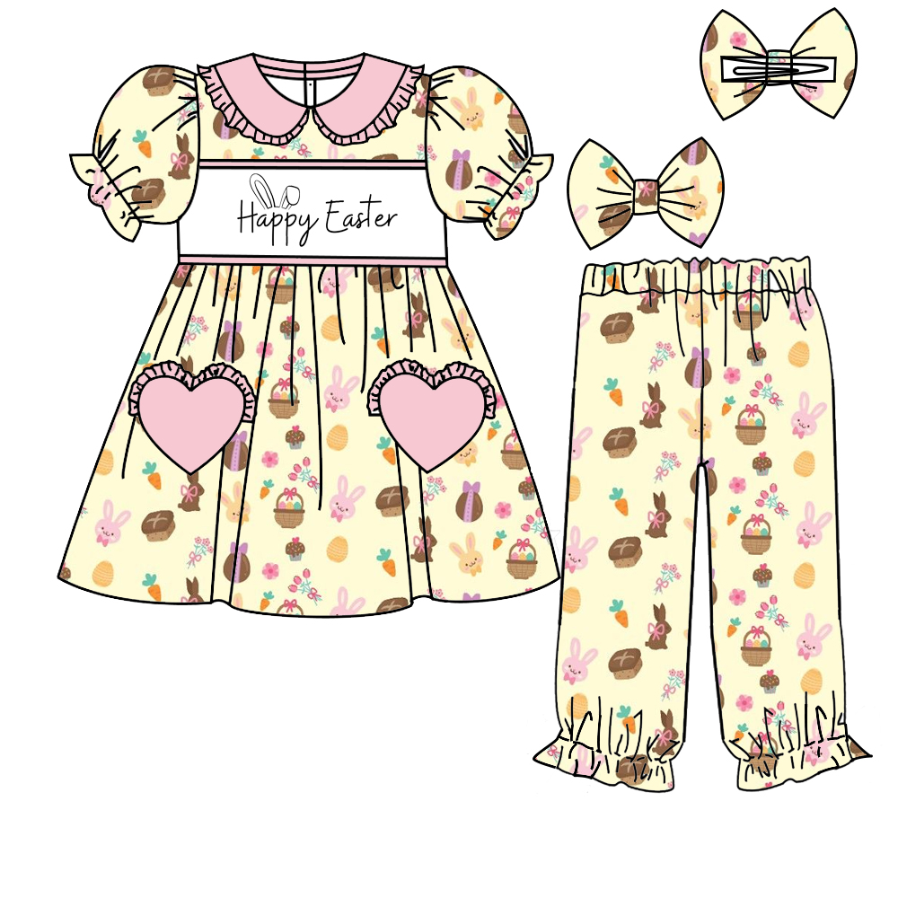 Happy Easter Conjunto de pijam - Toddler Legging Set reseña y precio